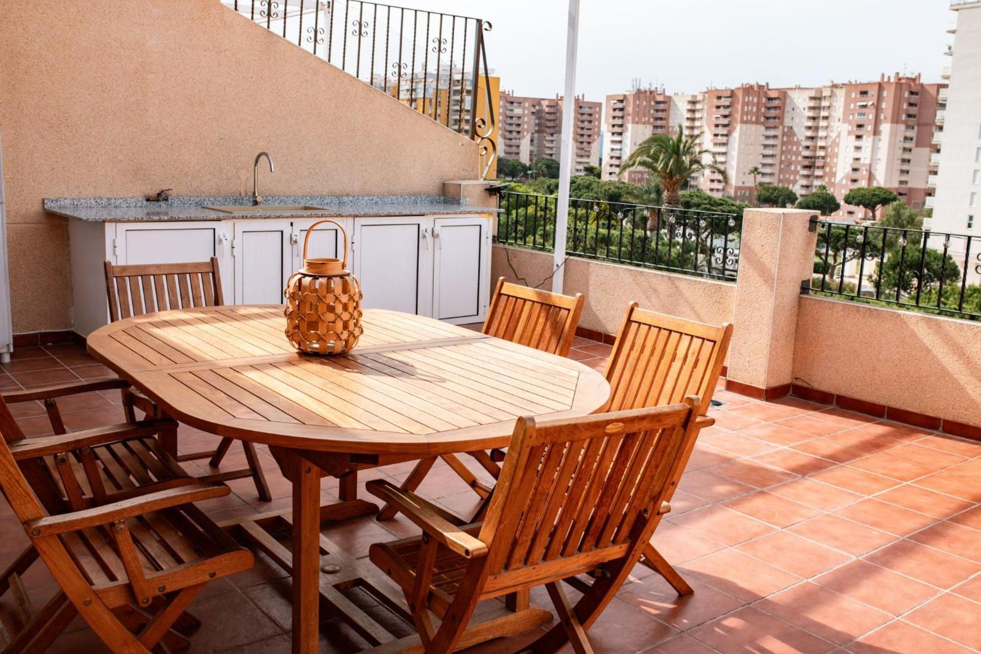 Perla De Mar - Atico Con Amplia Terraza 40M2, Piscina Y Parking En Playa Canet Canet d'En Berenguer Extérieur photo